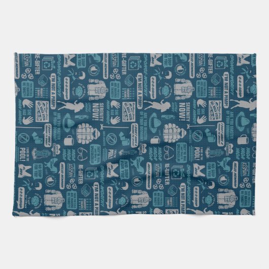 Seinfeld | Meme Pattern Theedoek (Horizontaal)