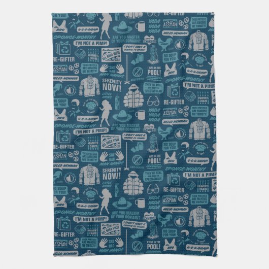 Seinfeld | Meme Pattern Theedoek (Verticaal)