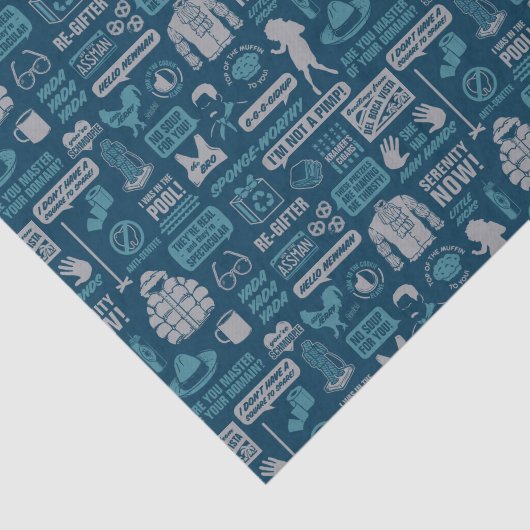 Seinfeld | Meme Pattern Tissuepapier (Detail)