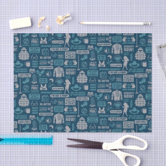 Seinfeld | Meme Pattern Tissuepapier (Craft)