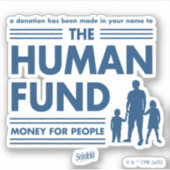 Seinfeld | Mensenfonds Sticker (Voorkant)