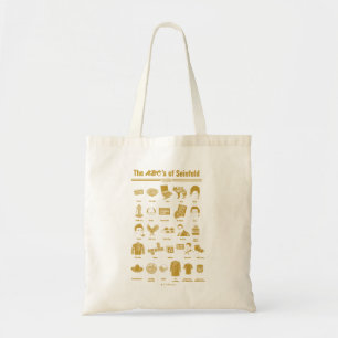 Seinfeld The ABC's of Seinfeld Infographic Tote Bag
