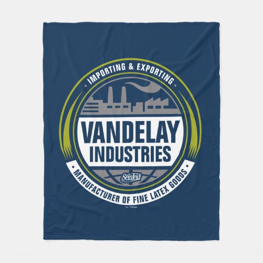 Seinfeld | Vandelay Industries Logo Fleece Deken (Voorkant)