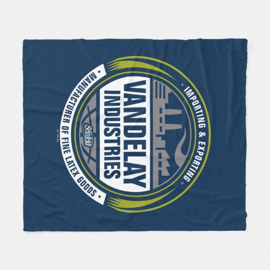 Seinfeld | Vandelay Industries Logo Fleece Deken (Voorkant (Horizontaal))