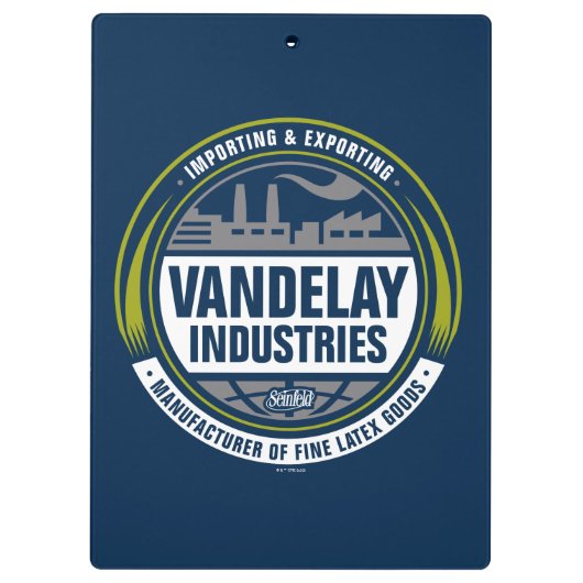 Seinfeld | Vandelay Industries Logo Klembord (Achterkant)