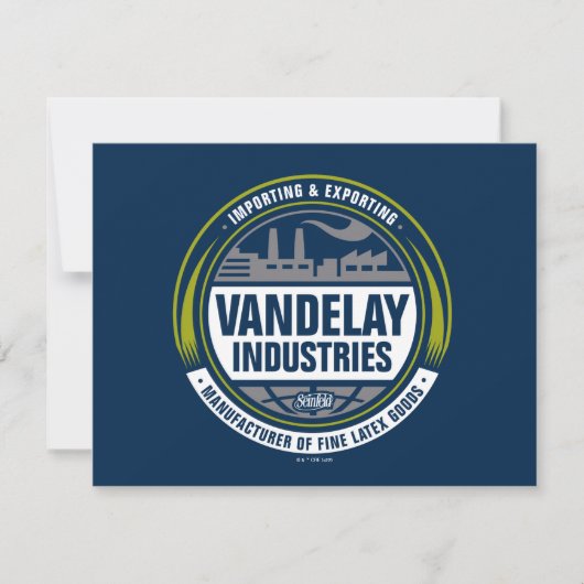 Seinfeld | Vandelay Industries Logo Notitiekaartje (Voorkant)