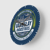 Seinfeld | Vandelay Industries Logo Ronde Klok (Hoek)