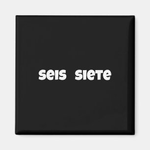 Seis Siete 67 Six Seven Meme Gen Alpha Slaang Span Magneet