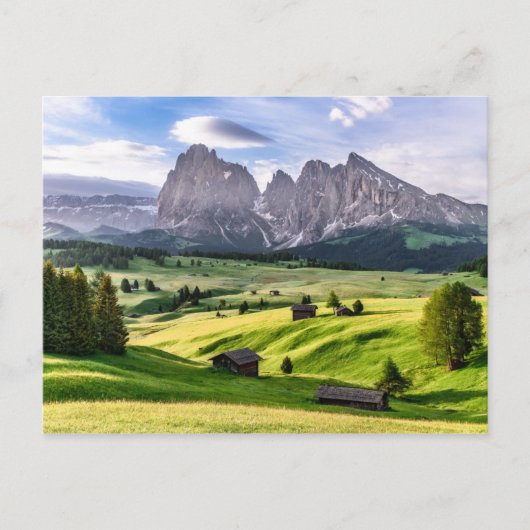 Seiser Alm | Dolomiet Alpen, Italië Briefkaart (Voorkant)