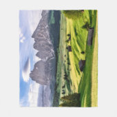 Seiser Alm | Dolomiet Alpen, Italië Fleece Deken (Voorkant)