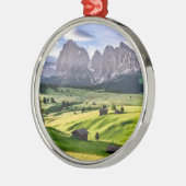 Seiser Alm | Dolomiet Alpen, Italië Metalen Ornament (Links)