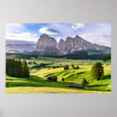 Seiser Alm | Dolomiet Alpen, Italië Poster (Voorkant)