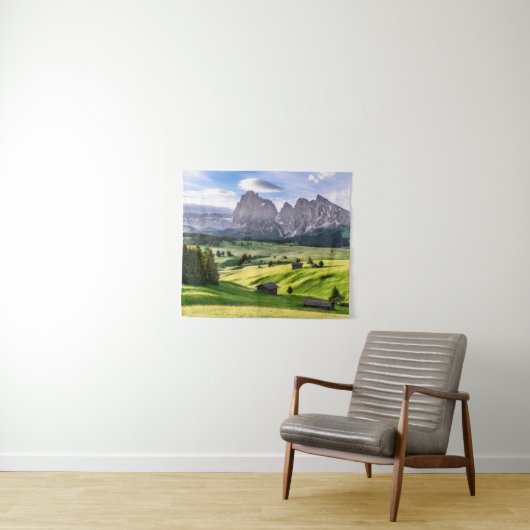 Seiser Alm | Dolomiet Alpen, Italië Wandkleed (In Situ (horizontaal))