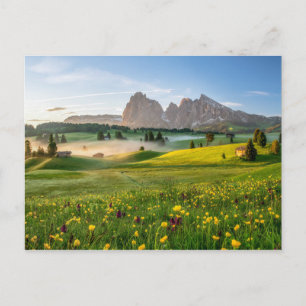 Seiser Alm, Dolomite Alps, Italië Briefkaart