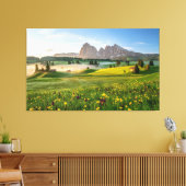 Seiser Alm, Dolomite Alps, Italië Canvas Afdruk (Insitu (Woonkamer))