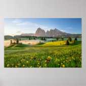 Seiser Alm, Dolomite Alps, Italië Poster (Voorkant)