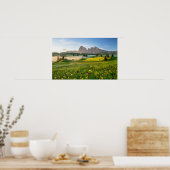 Seiser Alm, Dolomite Alps, Italië Poster (Keuken)