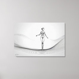 Seismic Movement Druck auf Keilleinwand Canvas Afdruk
