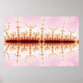 Seismische meting - Fractale kunst Poster (Voorkant)