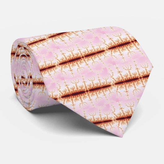 Seismische meting - Fractale kunst Stropdas (Opgerold)