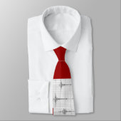 Seismogramrock versie 2 stropdas (Gebonden)