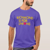 SEIU Virginia 512 Richmond is voor de vakbonden in T-shirt (Voorkant)