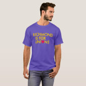 SEIU Virginia 512 Richmond is voor de vakbonden in T-shirt (Voorkant volledig)
