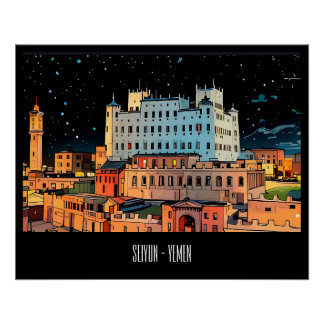 Seiyun Stad - Jemen Perfect Poster