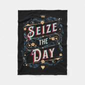 Seize The Day  Fleece Deken (Voorkant)