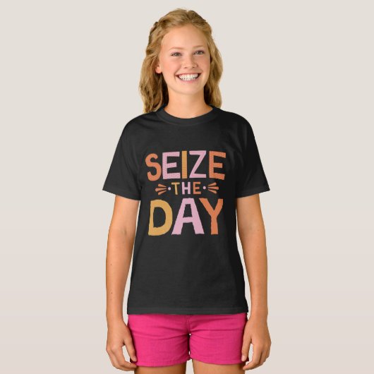 SEIZE THE DAY SHIRT (Voorkant volledig)