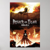 Seizoen 1 Aanval op titaan Poster (Voorkant)