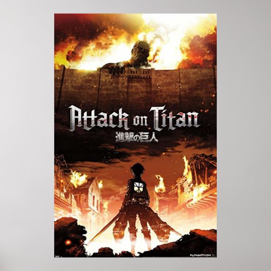 Seizoen 1 Aanval op titaan Poster (Voorkant)