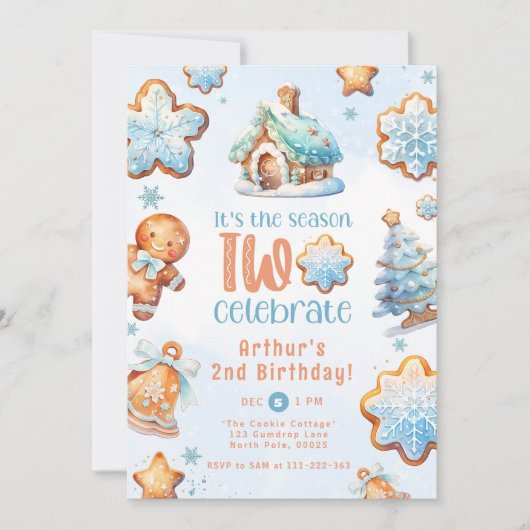 Seizoen 2 viert tweede verjaardag Blue Boy Kaart (Voorkant)