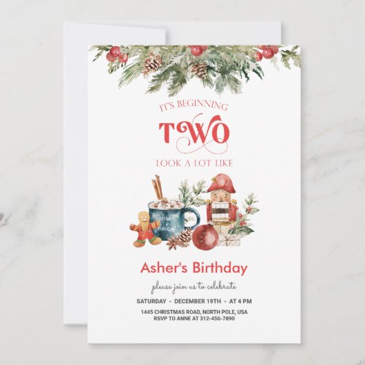 Seizoen 2e verjaardag kaart (Voorkant)