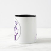 Seizoen alles met liefde Paarse, gepersonaliseerde Mok (Midden)