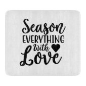 Seizoen Alles met Liefde Snijplank (Voorkant)