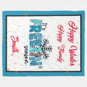 Seizoen bevriezen Aanpassen Fleece Deken (Voorkant (Horizontaal))