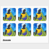seizoen Cayemite 2011 Vierkante Sticker (Vel)