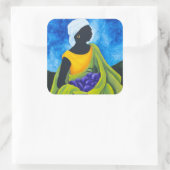 seizoen Cayemite 2011 Vierkante Sticker (Tas)