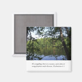 Seizoen Ecclesiastes Lake Forest Magneet (Voorkant / Achterkant)
