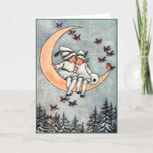 seizoen Gegroet Tender Harten Feestdagen Kaart