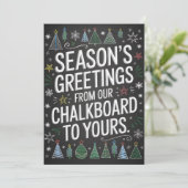 Seizoen Groet - Kerst Kaart (Staand voorkant)