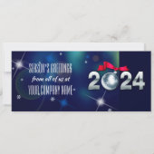 Seizoen Groeten 2024. Zakelijk bedrijf Feestdagenkaart (Voorkant)