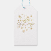 Seizoen Groeten Cadeaulabel (Achterkant)