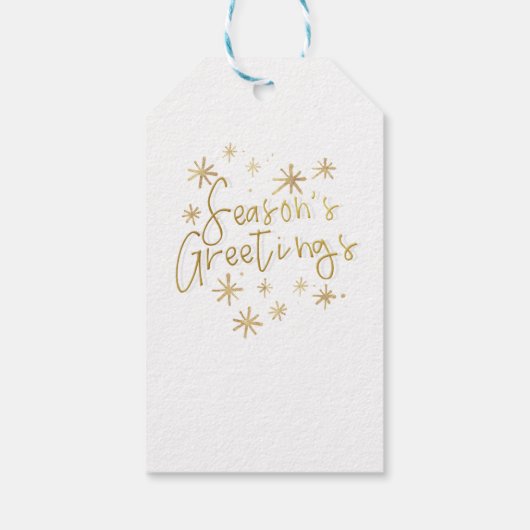 Seizoen Groeten Cadeaulabel (Achterkant)