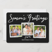 Seizoen Groeten Classic Photo Collage Kaart (Voorkant)