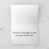 Seizoen Groeten Feestdagen Kaart (Binnen)