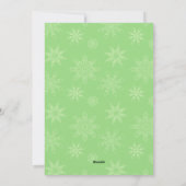 Seizoen Groeten Foto Ornament Platte Kaart (Achterkant)