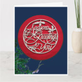 Seizoen Groeten (gepersonaliseerd) Bedankkaart (Voorkant)