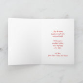 Seizoen Groeten - Gepersonaliseerde Kerst Kaarten (Binnen)